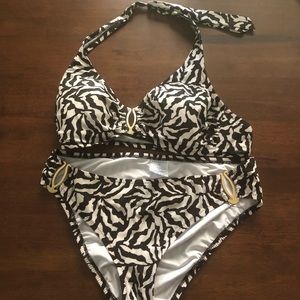 Lands’ End Two-Piece Halter Bikini - size 8 & 10